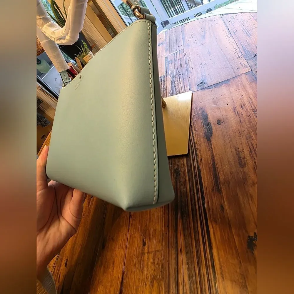 kate spade Light Blue Leather Crossbody Bag